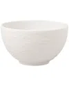 Villeroy & Boch Manufacture Rock Blanc Small Rice Bowl In White