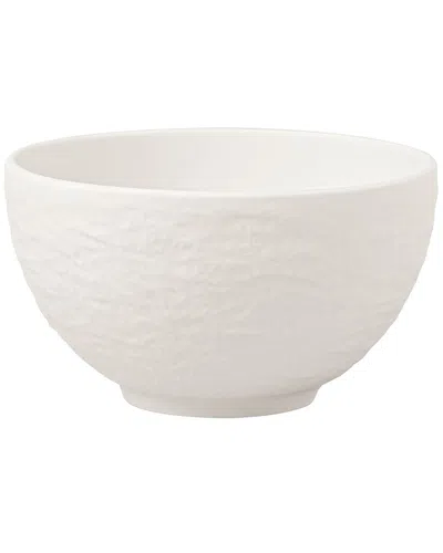 Villeroy & Boch Manufacture Rock Blanc Small Rice Bowl In White