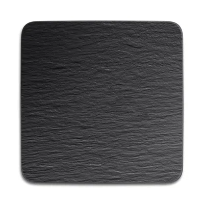 Villeroy & Boch Manufacture Rock Buffet Plate In Black
