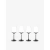 Villeroy & Boch Manufacture Rock Crystal-glass Wine Glasses Set Of Four