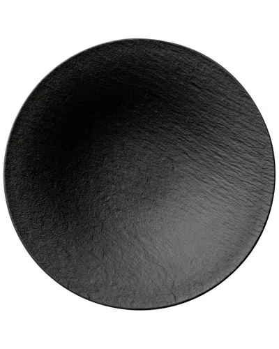 Villeroy & Boch Manufacture Rock Deep Plate / Rim In Black