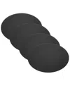 Villeroy & Boch Manufacture Rock Faux Leather Placemat, Set Of 4 In Black