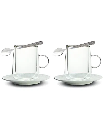 Villeroy & Boch Manufacture Rock Insulated Coffee For Two Set In White