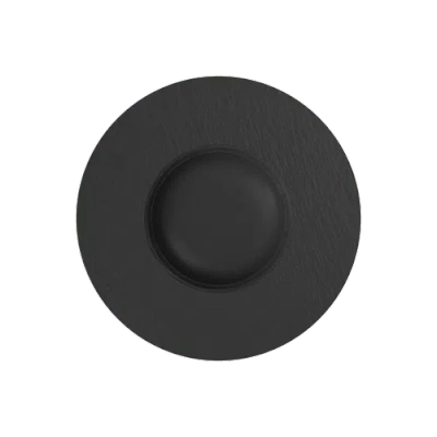 Villeroy & Boch Manufacture Rock Pasta Plate In Black