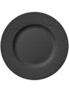 Villeroy & Boch Manufacture Rock Plate (set Of Six) In Black