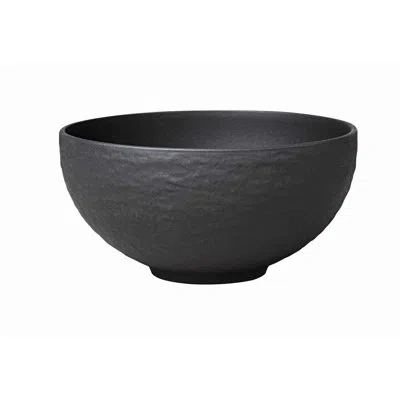 Villeroy & Boch Manufacture Rock Rice Bowl, Medium In Black Gray