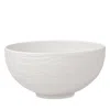 Villeroy & Boch Manufacture Rock Rice Bowl, Medium In White