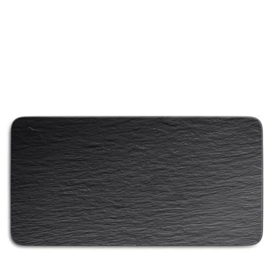 Villeroy & Boch Manufacture Rock Serving Dish In Black