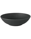 Villeroy & Boch Manufacture Rock Shallow Dipping Bowl In Black