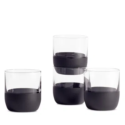 Villeroy & Boch Manufacture Rock Shot Glass 5 Piece Tasting Set In Black