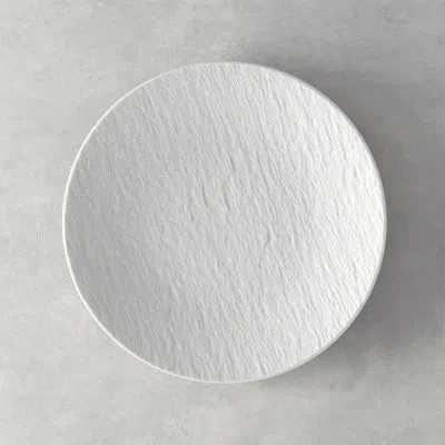Villeroy & Boch Manufacture Rock Universal Coupe 9.75" Dinner Plate In White