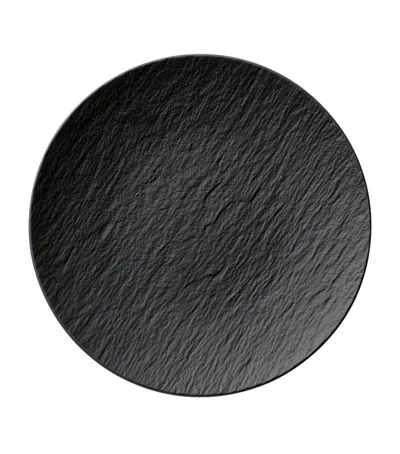 Villeroy & Boch Manufacture Rock Universal Coupe Plate In Black