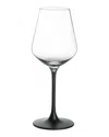 Villeroy & Boch Manufacture Rock White Wine Goblet Set Of 4 In Clear