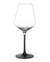 Villeroy & Boch Manufacture Rock White Wine Goblet Set Of 4 In Clear