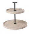 Villeroy & Boch Manufacture Travertine Cake Stand In Neutral