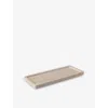 Villeroy & Boch Manufacture Travertine Earthenware Serving Platter 25.5cm X 10.5cm