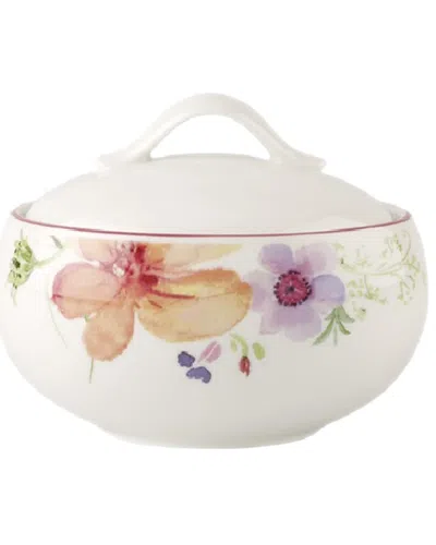 Villeroy & Boch Mariefleur Basic Covered Sugar Container In White