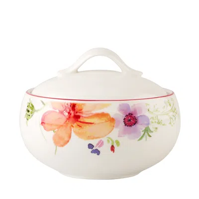 Villeroy & Boch Mariefleur Covered Sugar Bowl In Multi
