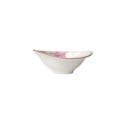 Villeroy & Boch Mariefleur Dip Bowl In White;green;purple