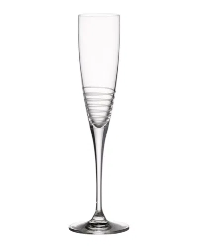Villeroy & Boch Maxima Decorated Flute Champagne In Gray