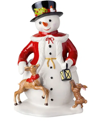 Villeroy & Boch Christmas Toys Memory Snowman Figurine In Multi