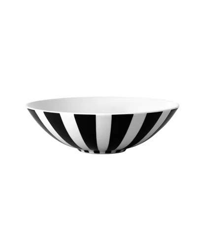 Villeroy & Boch Memphis Collection Stripe Pasta Bowl In Black