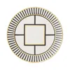 Villeroy & Boch Metro Chic Salad Plate Stripe Rim In Gold