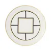 Villeroy & Boch Metro Chic Salad Plate With White Rim In Gold