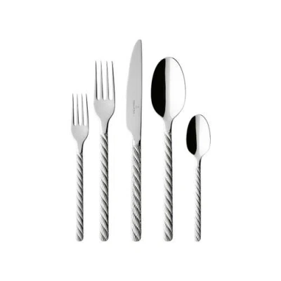 Villeroy & Boch Montauk 20 Piece Flatware Service For 4 In Silver/platinum