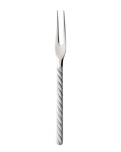 Villeroy & Boch Montauk Cold Meat Fork In Silver