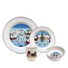 Villeroy & Boch Naif Christmas 4-piece Place Setting In Blue