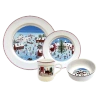 Villeroy & Boch Naif Christmas 4pc Dinnerware Set In White