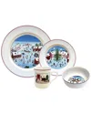 Villeroy & Boch Naif Christmas 4pc Dinnerware Set