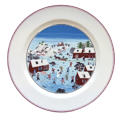VILLEROY & BOCH VILLEROY & BOCH NAIF CHRISTMAS DINNER PLATE