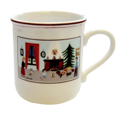 Villeroy & Boch Naif Christmas Mug In White