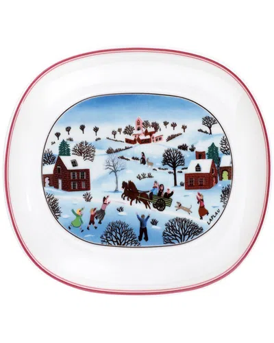Villeroy & Boch Naif Christmas Pickle Dish In Multi