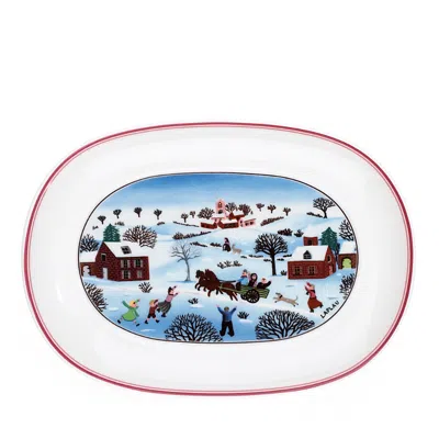 VILLEROY & BOCH NAIF CHRISTMAS PICKLE DISH