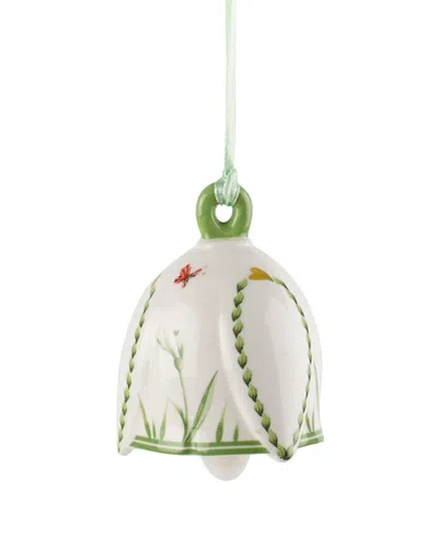 Villeroy & Boch New Flow Bells Snowdrop Ornament In Green