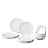 Villeroy & Boch New Moon Dinnerware 12 Piece Set In White