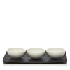 Villeroy & Boch New Moon Dip Bowl & Tray, Set Of 4 In White