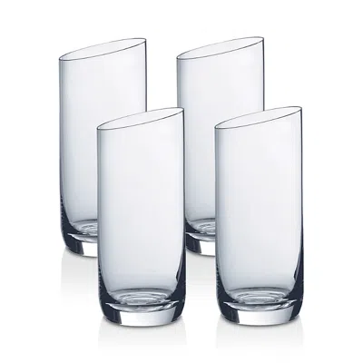 VILLEROY & BOCH NEW MOON HIGHBALL GLASSES, SET OF 4