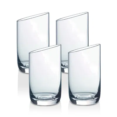 VILLEROY & BOCH NEW MOON JUICE/TUMBLER GLASSES, SET OF 4