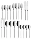 Villeroy & Boch New Wave Stainless Steel 20 Pc. Flatware Set, Service For 4 In Silver