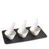 Villeroy & Boch New Wave 4pc Dip Set In White