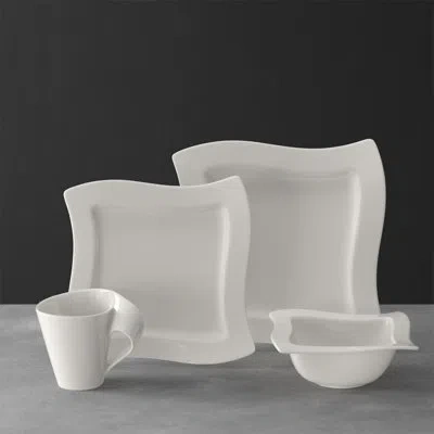 Villeroy & Boch New Wave 4 Piece Place Setting, White