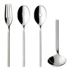 Villeroy & Boch New Wave Flatware 4pc Serve Set In Stainless Steel