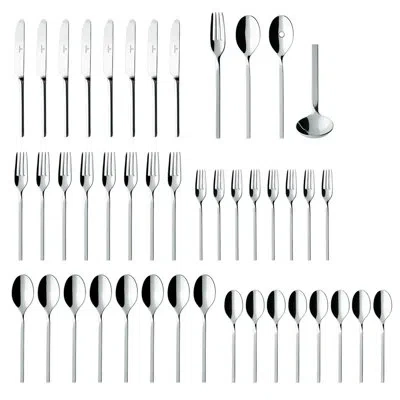 Villeroy & Boch New Wave 64 Piece Flatware Set, Service For 12