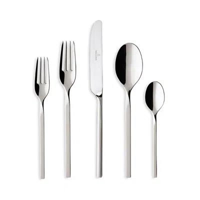 Villeroy & Boch New Wave 64-piece Flatware Set In Silver