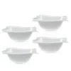 Villeroy & Boch Set Of 4 New Wave Square Rice Bowls In White