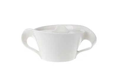 VILLEROY & BOCH NEW WAVE COVERED SUGAR BOWL